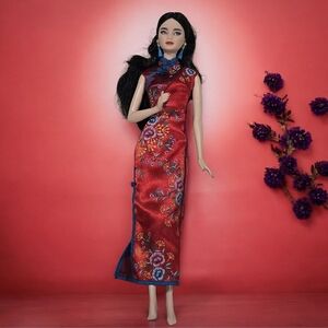 Barbie Signature Lunar New Year Doll With Cheongsam Gown Looks
